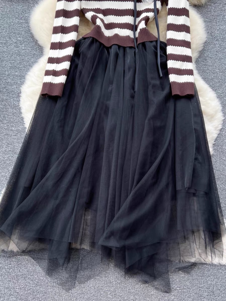 Pretty & provocative sweater dress KD136 images